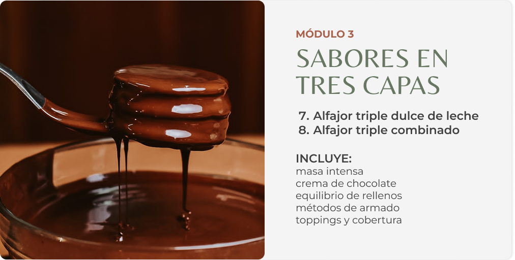 Módulo 3: Sabores en tres capas